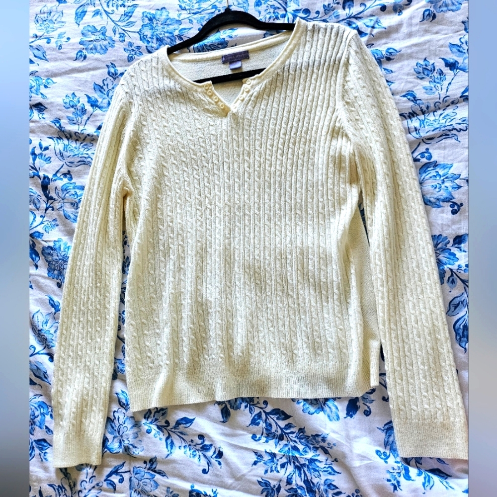 White sweater